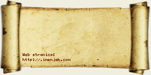 Andrea Karadžić vizit kartica